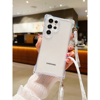 适用三星s25ultra四角开孔手机壳