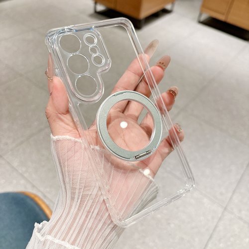 360旋转磁吸支架适用于三星s26Ultra手机壳无线充电GalaxyS26新款25edge保护套FE全包23+硅胶24u防摔plus磨砂
