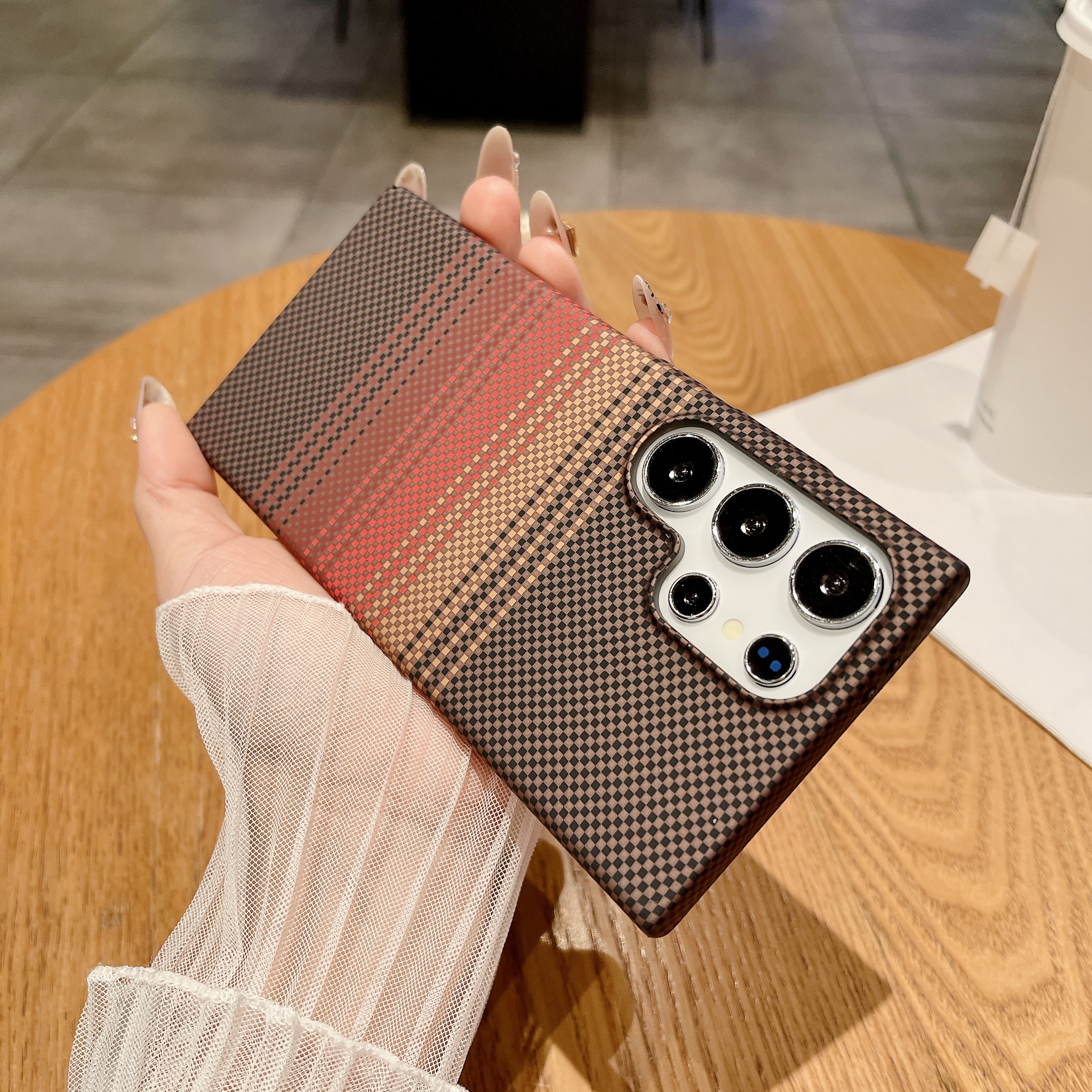 适用三星s25UItra手机壳内置磁环