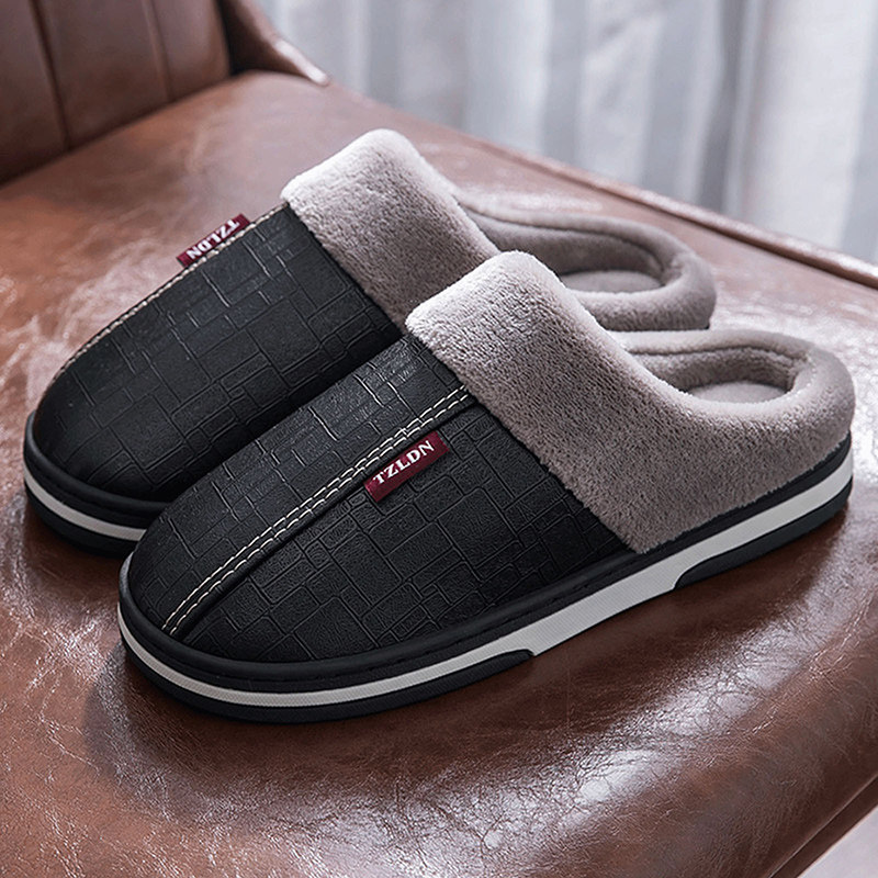 品牌男拖鞋大码4棉女冬季45防水46防滑室内保暖家用家居潮0905b,流行男鞋,休闲拖鞋,淘宝优惠券,粉丝福利购,淘宝优惠卷