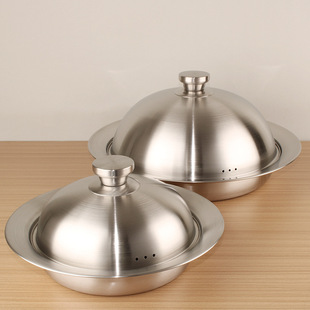 韩式 304不锈钢飞碟蒸屉家用蒸馒头包海鲜蒸格蒸炒锅多功能用蒸笼