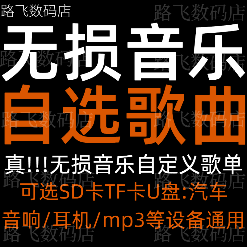 车载U盘定制自选歌无损MP3