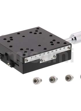 米思米型 X轴 XSC40 进给丝杠式 XSC60燕尾槽型滑台XSCL40 XSCL60