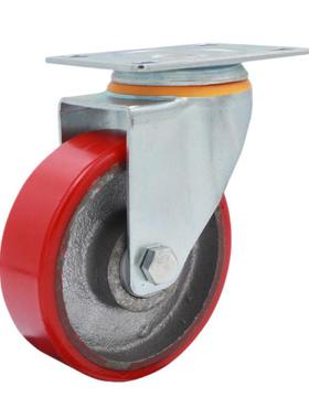 替米思米重载万向工业脚轮E-CPSS100/125/150-U E-CPSK聚氨酯脚轮