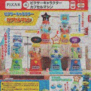 三眼仔迷你机 皮克斯 预售定金 转蛋机 TTA多美日本