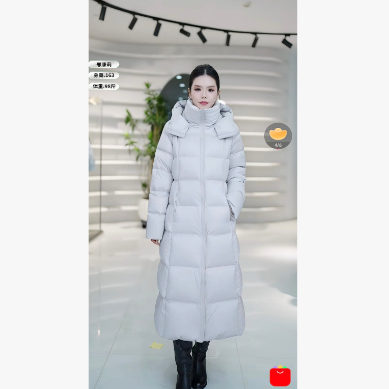 【 邢康莉甄选】简约大气时尚冬季百搭休闲鹅绒服ZF232