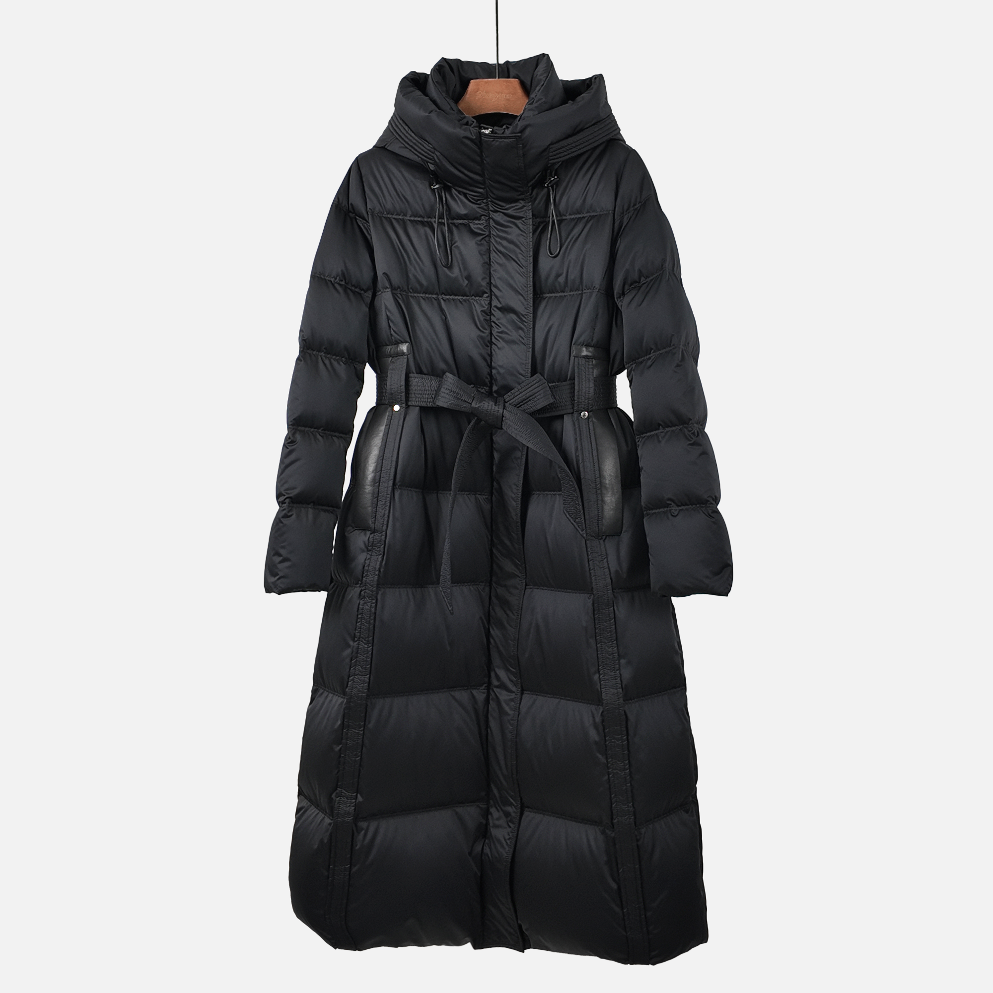 【思思辣妈妈粉丝专属】时尚百搭休闲长款收腰时尚羽绒服ZS968