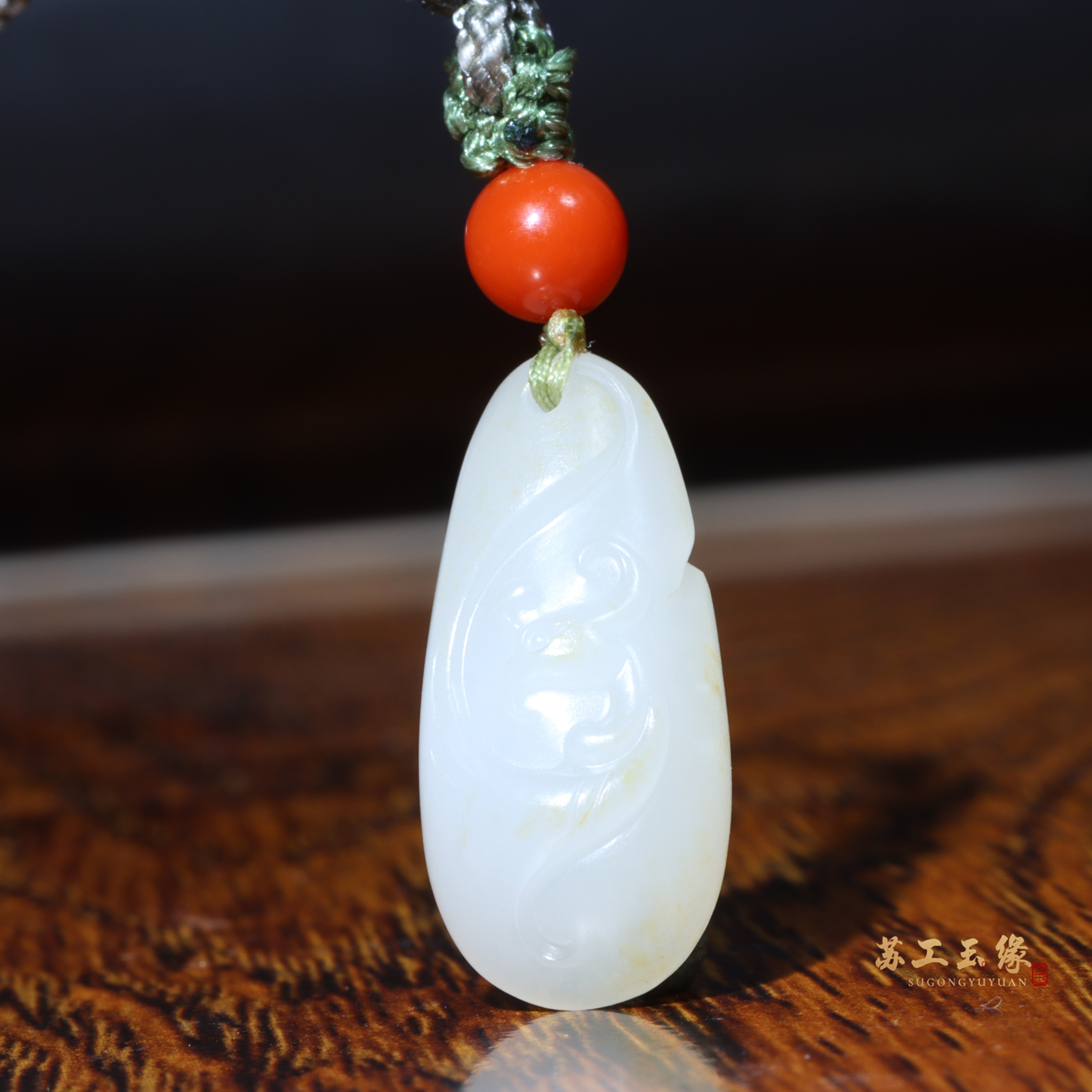 苏工玉缘新疆和田玉籽料白玉凤凰