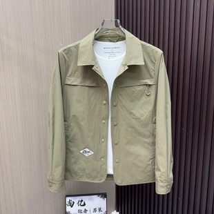 尚亿137早春新品简约设计感男士翻领衬衣夹克外套时尚百搭外套
