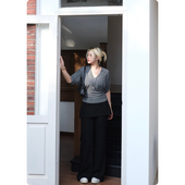 反转魅力 大码 胖mm宽松V领短袖 针织打底衫 上衣 T恤女夏季 糯米子