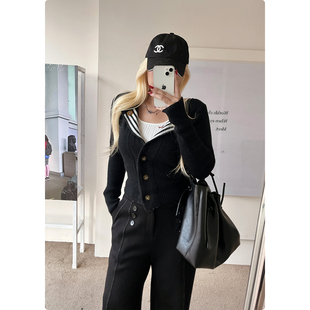 外套 糯米子 个性 显瘦设计感两件套内外搭时尚 背心 重启日志