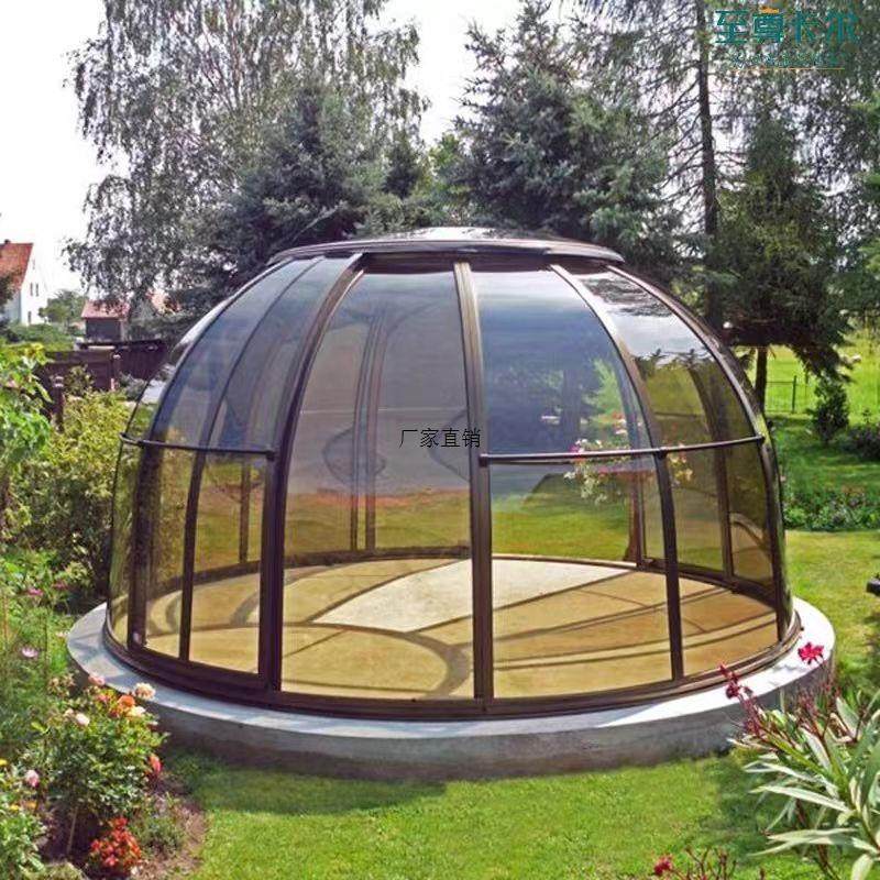 新款国标室外移动星空房餐饮民宿露营PC泡泡屋透明庭院别墅透光阳