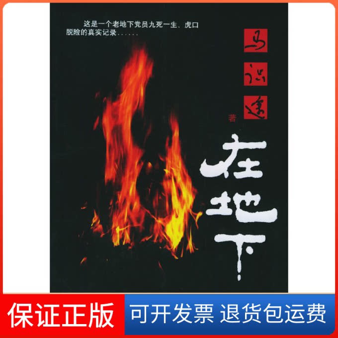 【保正版】在地下马识途人民文学出版社9787020052134
