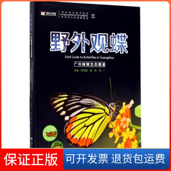 【保正版】野外观蝶陈锡昌,杨骏,刘广 主编广东科技出版社9787535967220