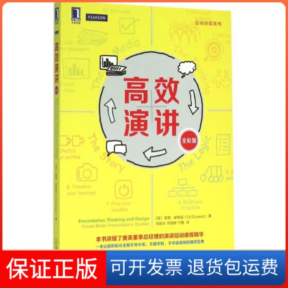 【保正版】演讲(英)爱德·胡维兹(Ed Gruwez) 著;周蓓华,齐雨婷,宁霞 译 著机械工业出版社9787111530992