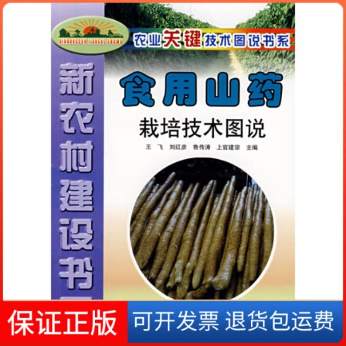 【保正版】食用山药栽培技术图说王飞河南科学技术出版社9787534935978