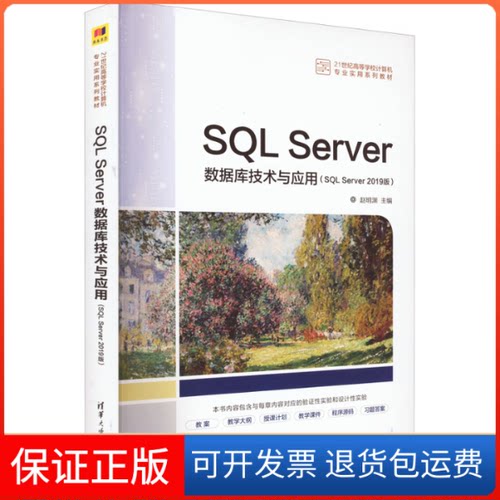 【保正版】SL Server数据库技术与应用SL Server 2019版赵明渊赵明渊清华大学出版社9787302605614