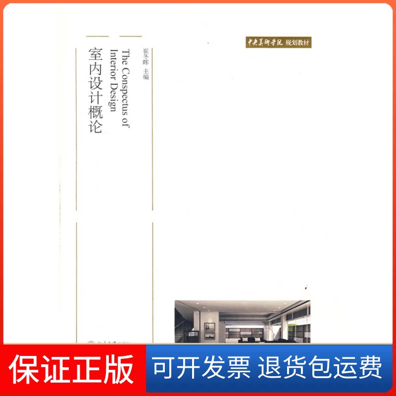 【保正版】室内设计概论崔冬晖北京大学出版社9787301122426