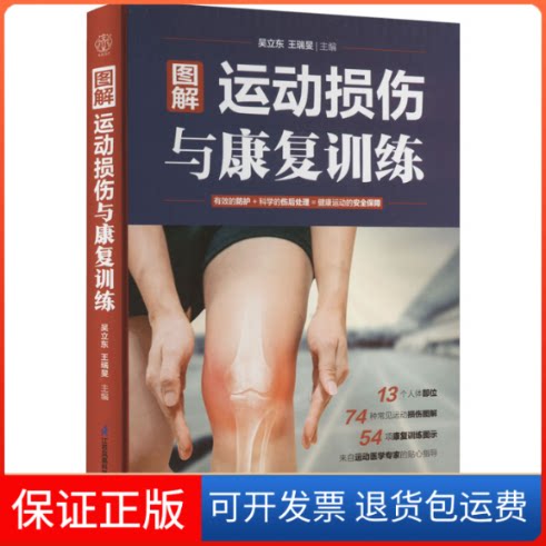 【保正版】图解运动损伤与康复训练吴立东,王瑞旻 编江苏凤凰科学技术出版社9787571333485