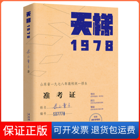 【保正版】天梯:1978泰山童子 著文化艺术出版社9787503968020