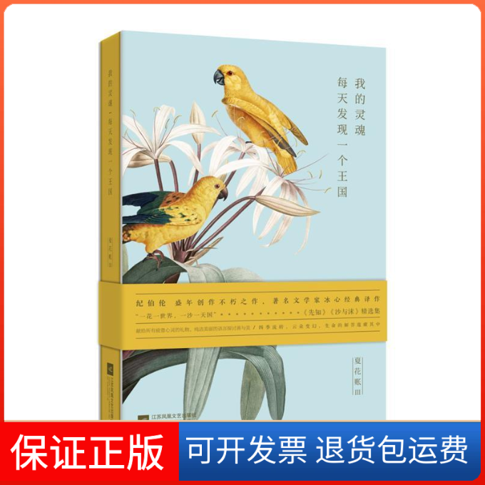 【保正版】夏花账 3 我的灵魂每天发现一个王国(黎巴嫩)纪伯伦(Kahlil Gibran) 著 冰心 译江苏凤凰文艺出版社9787559434920