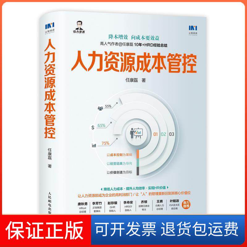 【保正版】人力资源成本管控任康磊 著人民邮电出版社9787115511935