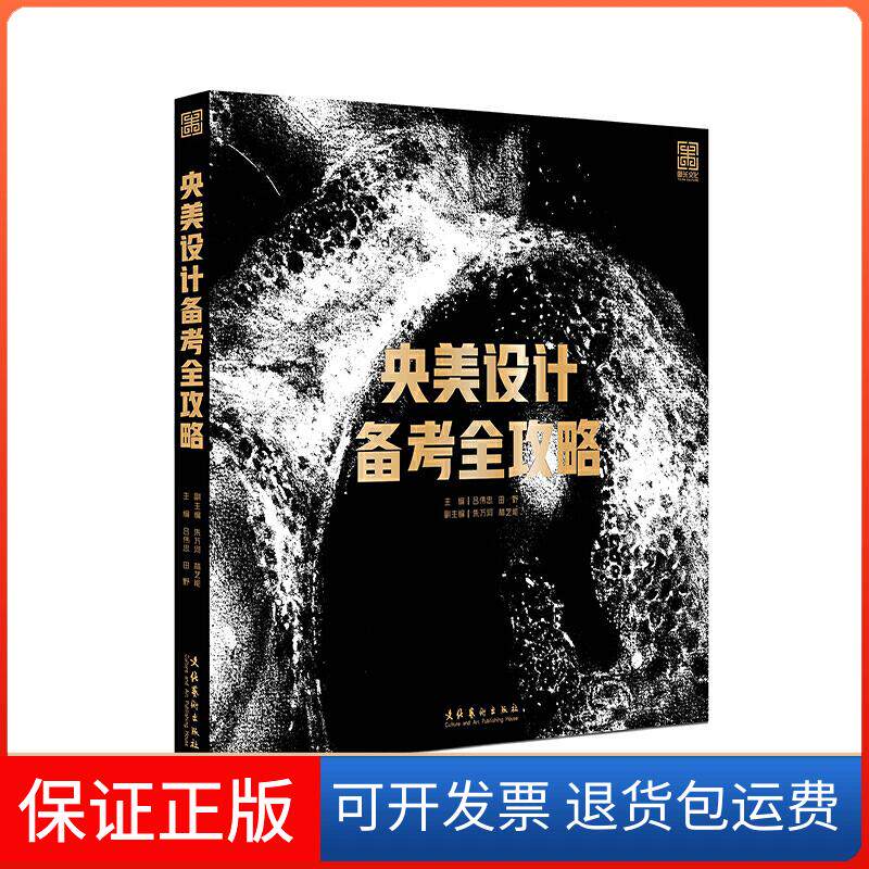 【保正版】央美设计备考全攻略吕伟忠,田野 编文化艺术出版社9787503967825
