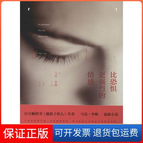 【保正版】比恐惧更强烈的情感 [Un sentiment plus fort que la peur]马克·李维 著湖南文艺出版社9787540467586