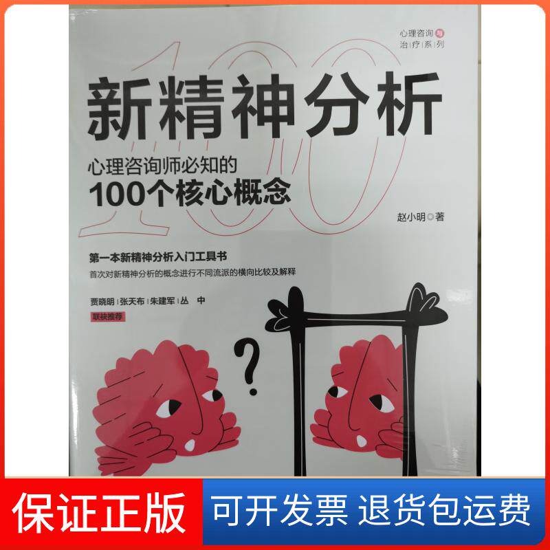 【保正版】新精神分析:心理咨询师必知的100个核心概念赵小明中国人民大学出版社9787300292762