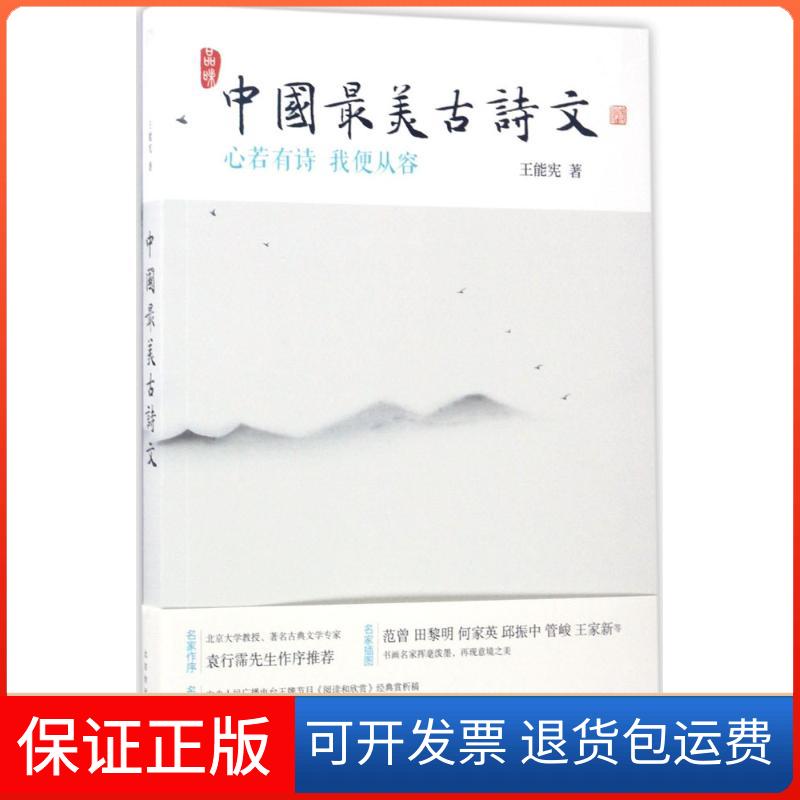 【保正版】中国古诗文王能宪 著 著作北京时代华文书局9787569911022