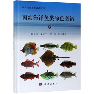 南海渔业生物资源系列陈国宝 梁沛文 曾雷科学 南海海洋鱼类原色图谱 精 保证正版