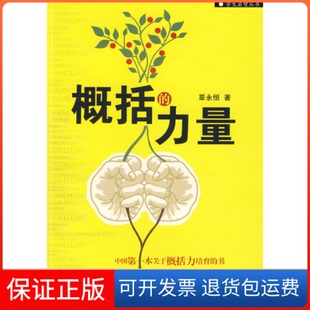 【保正版】概括的力量覃永恒湖南人民出版社9787543859043