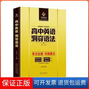 【保正版】《高中英语洞穿语法》王明飞陕西人民教育出版社9787545077711