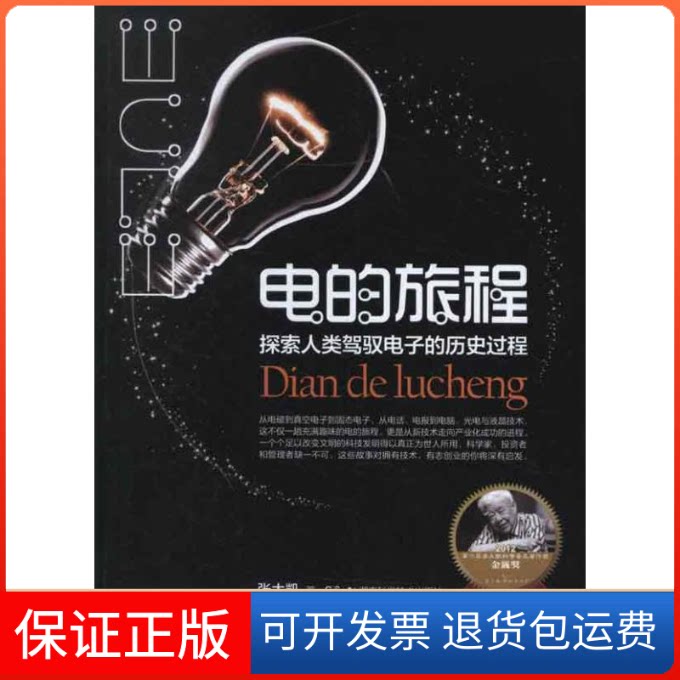 【保正版】电的旅程 探索人类驾驭电子的历史过程张大凯 著作湖南科学技术出版社9787535775283