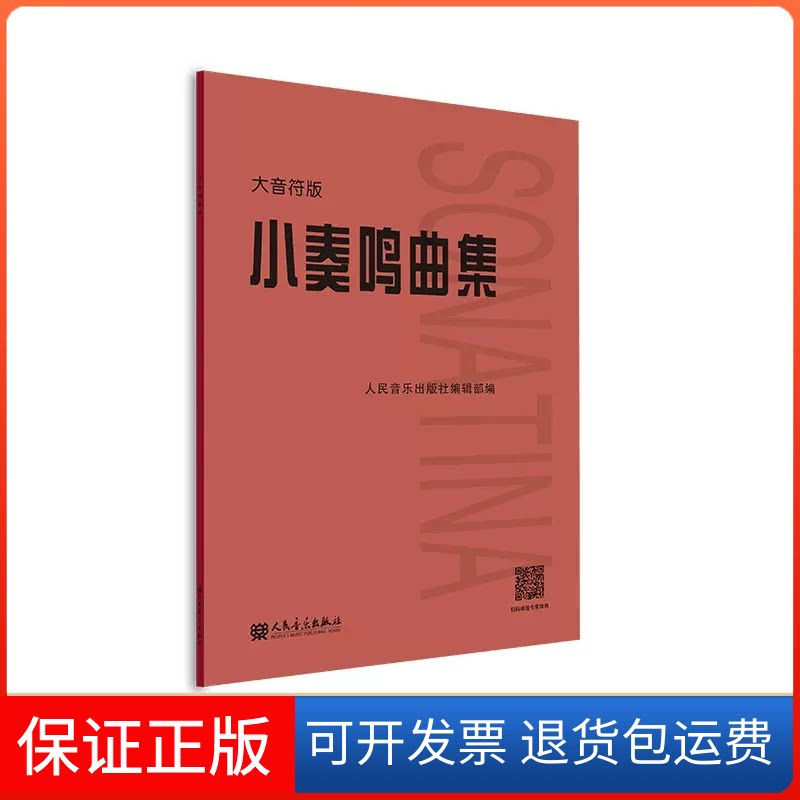 【保正版】小奏鸣曲集 大音符版人民音乐出版社编辑部人民音乐出版社9787103063538
