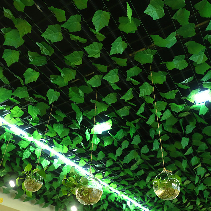 仿真绿萝树叶子假花藤条室内吊顶装饰空调水管道塑料绿植缠绕遮挡,鲜花速递/花卉仿真/绿植园艺,仿真花,淘宝优惠券,粉丝福利购,淘宝优惠卷
