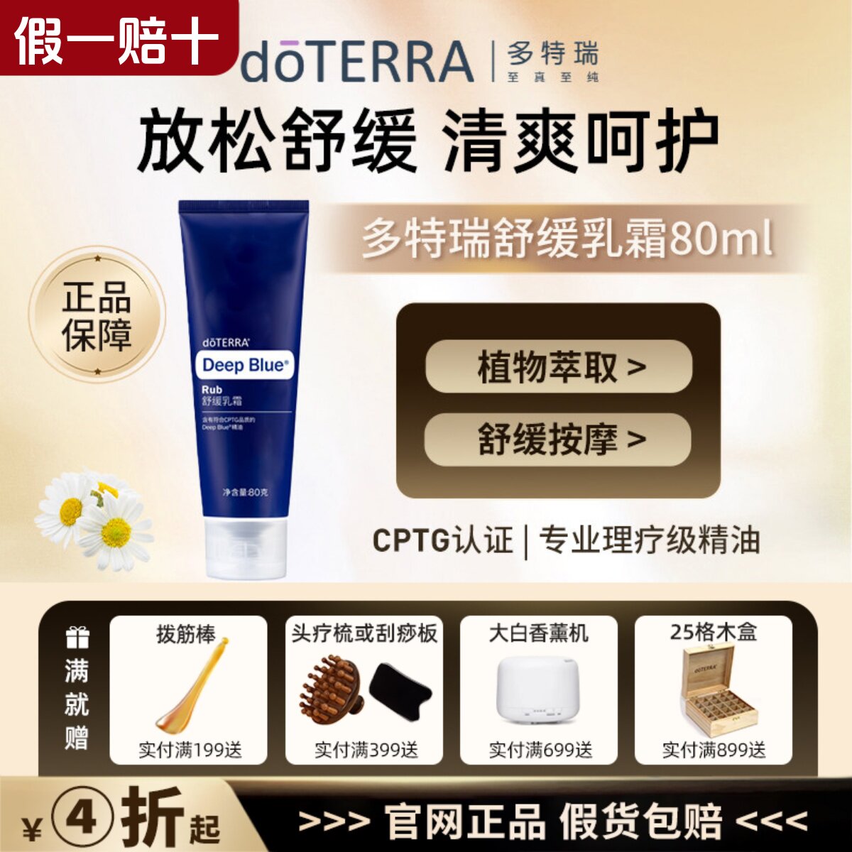 doTERRA/多特瑞肿胀疼痛乳霜舒缓图片
