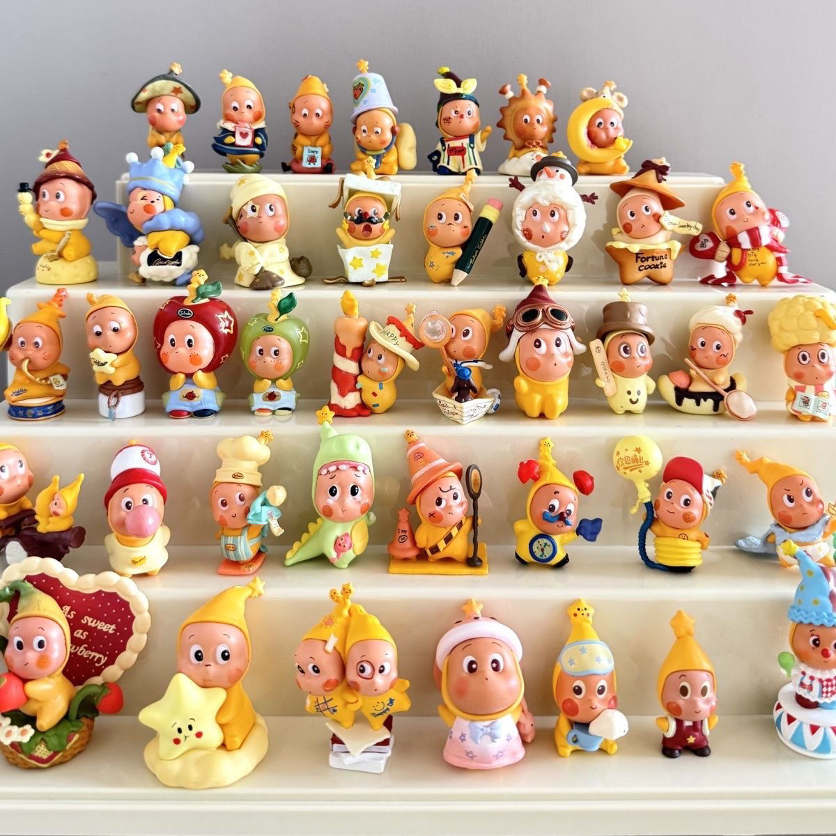 新款萌粒星星人系列DIY手办摆件