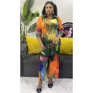 Temperament Long Sleeve Size Large Ladies Pleated Lapel
