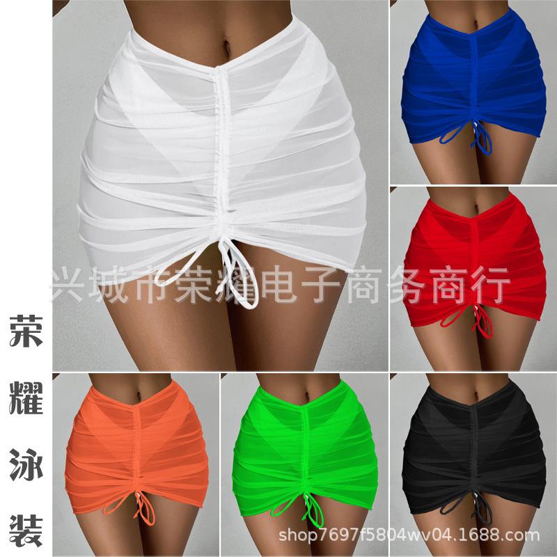 Short Tulle Swimsuit Bikini Swimsuit Womens Sexy Swimsuit