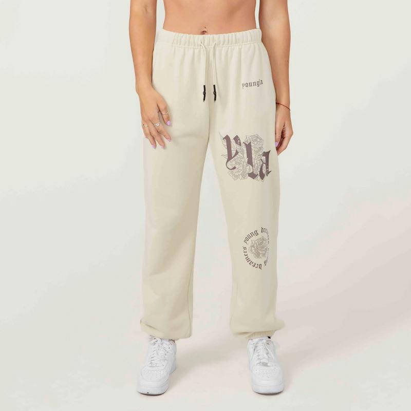 Cuffed Terry Fitness Pants Joggers Pants Casual Sports