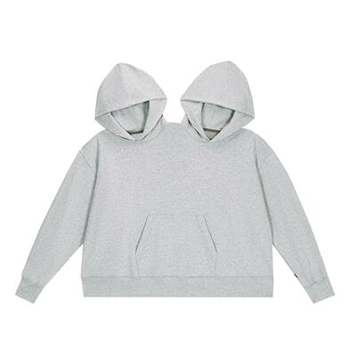 Creative couple double jumpsuit intimate hooded loose solid