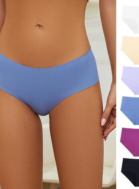 seamless cotton full Mid-high hip ice crotch coverage