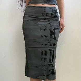 color neck contrast backless strap sleeveless Womens round