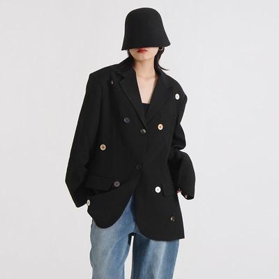casual style suit jacket women commuting long-sleeved for