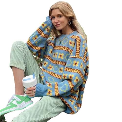 trendy spring sweater color men autumn anti-shrink pullover