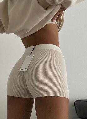 shorts knitted bottoming womens tube straight boxer street