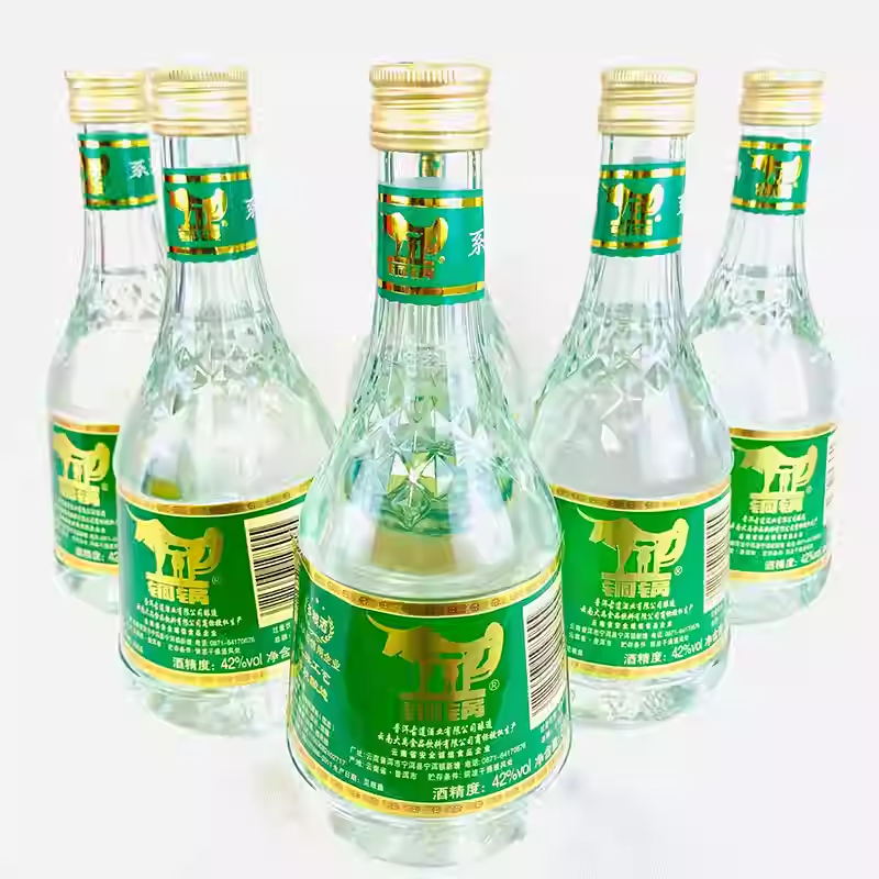 云南铜锅酒系列多粮酒42度糯米酒清香型500ml×6瓶包邮中度酒