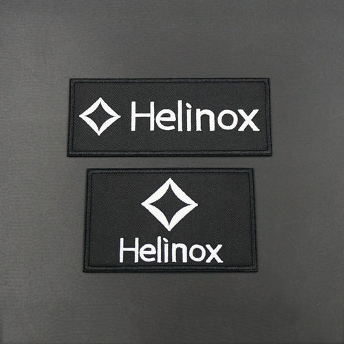 Helinox户外露营刺绣布贴魔术贴章 补丁贴缝补衣服背包装饰自粘款