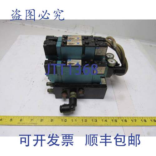原装供应MAC 92B-BAB-000-DM-DJAP-1DG 5/2 双操作电磁阀 4 阀组